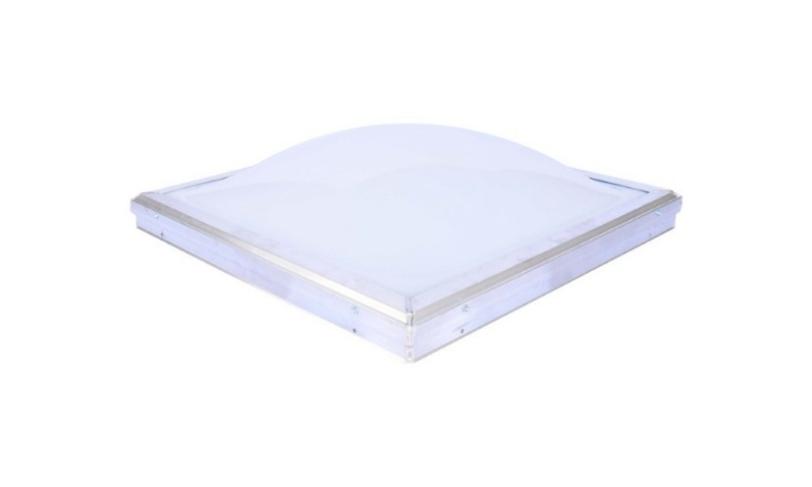Vinyl Curb Mount Fixed Acrylic Dome Skylights - VCMFXAD