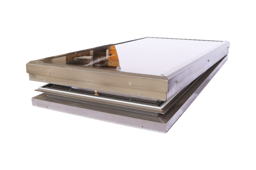 Vinyl Curb Mount Operable Flat Glass Skylights – VCMOPFG