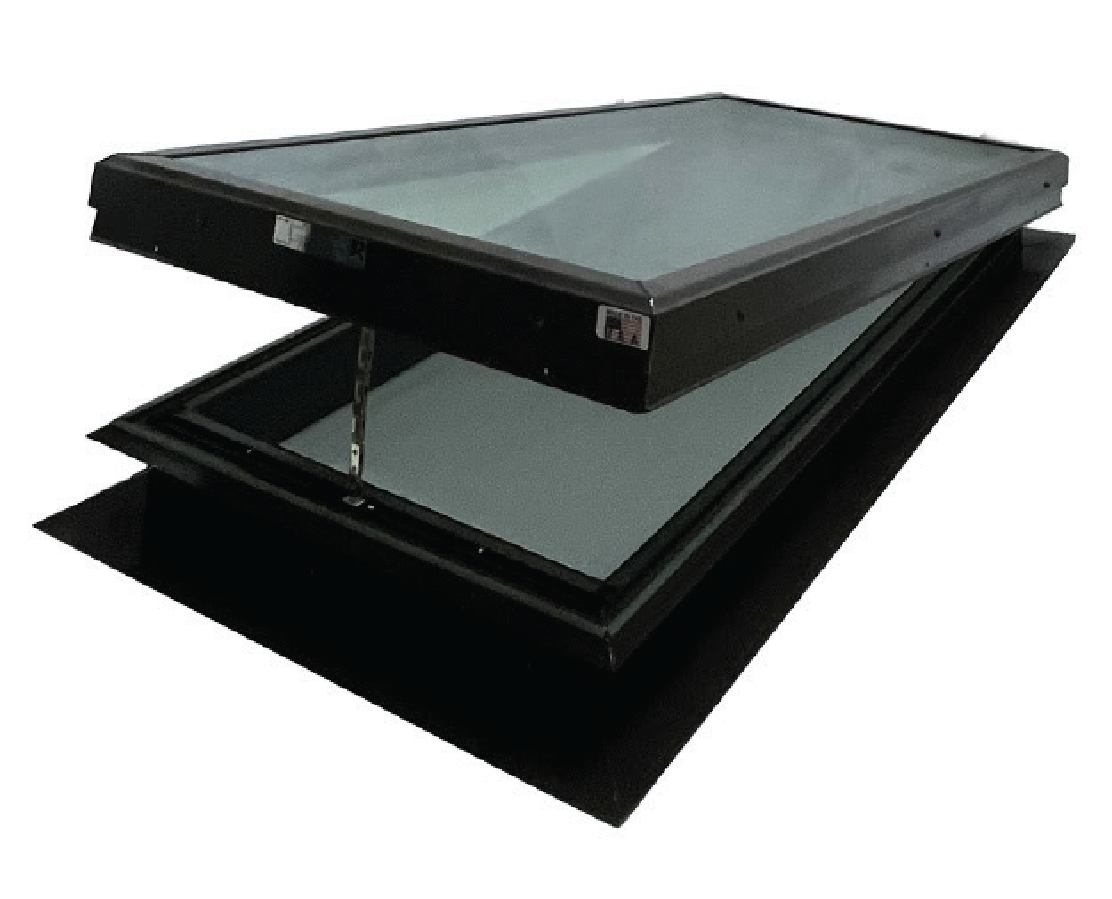 Aluminum Self Flashing Operable Flat Glass Skylights – ASFOPFG
