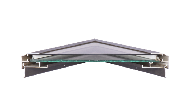 Acrylic Dome Skylight Cross Section