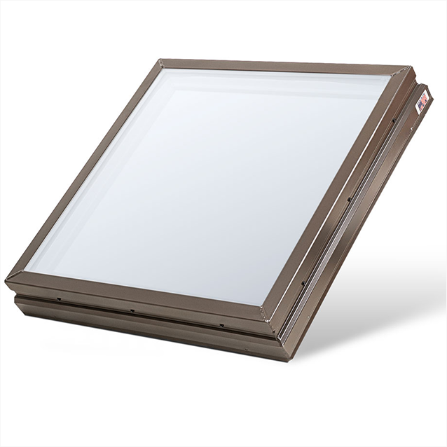 Vinyl Curb Mount Fixed Flat Glass Skylights – VCMFXFG
