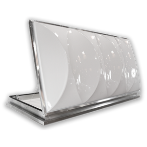 Steel Smoke Vent Curb Mount 4-Hump