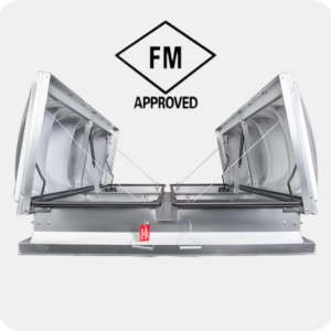 FM Approved Double Door Smoke Vent